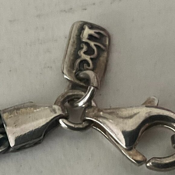 Unique one-of-a-kind 925 silver necklace with blue stones - Picture 3 of 7